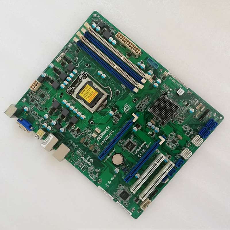 华擎H77WS-DL LGA1155针服务器主板支持I5 I7 E3-1230系列CPU议价图片