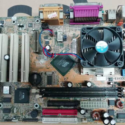 GA-6VEM 8601带ISA槽主板!送CPU和风扇!线切割、工控税控机床议价