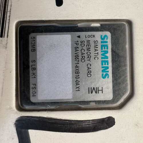6AV6671-8XB10/1CB00-0AX2/AX1触摸屏SD储存卡128MB 512MB议价