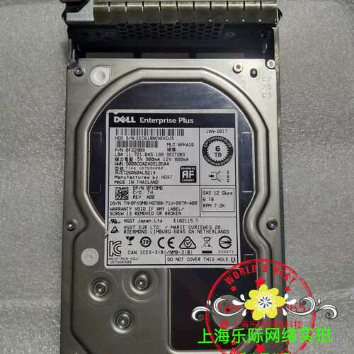 SC3020 SCv2080 FH3M6 6TB 6T SAS 3.5 存储康贝硬盘议价