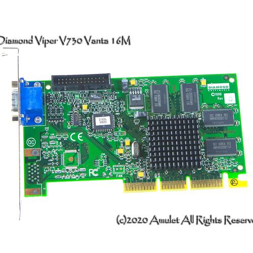 iamond/帝盟 Viper V730 Vanta 16M，TNT2 Vanta AGP古董显卡议价
