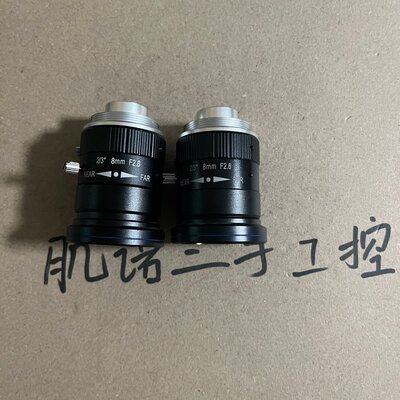 华腾威视工业镜头定焦 8mmFA0828B 500万像素 F2.8 低畸变议价