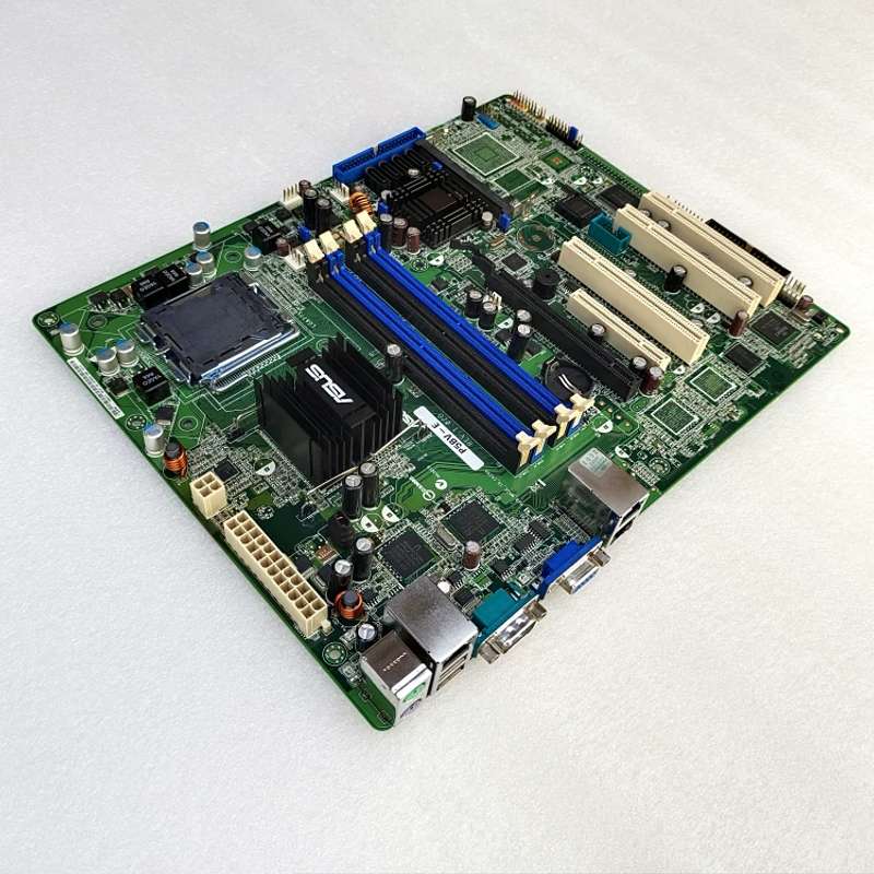 P5BV-E 775针服务器主板双千兆网卡DDR2海蜘蛛软路由议价
