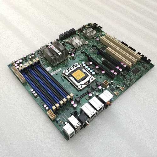 正品SUPERMICRO/X8SAX 1366针单路服务器主板 支持55 56议价