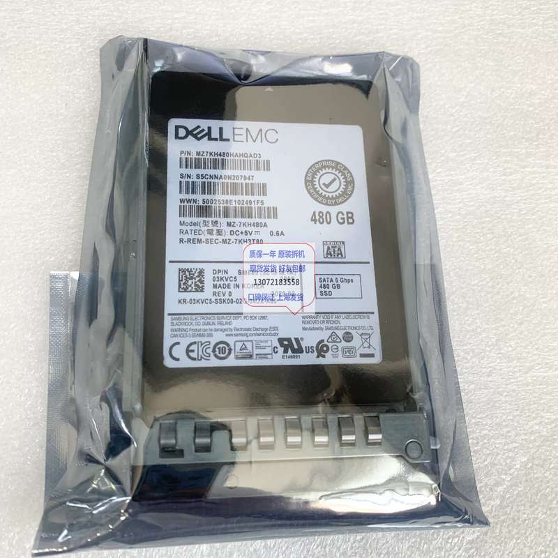 R740 R750 480G MU固态 3KVC5 MZ-7KH480A SM883 混合型 SSD议价