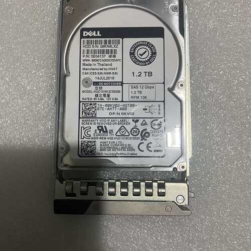 9XNF6 09XNF6 1.2T 10K SAS 2.5服务器硬盘R740 R730xd R540议价