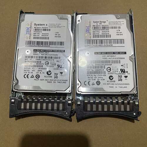 00AD075 00AD076 1.2TB 10K 6Gbps SAS 2.5 G2HS HDD议价