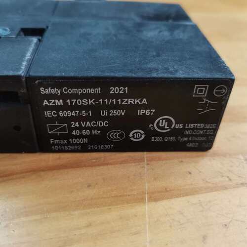 AZM170SK-11/11ZRKA施迈赛安全门锁开关实物拍图推荐议价