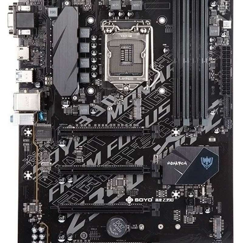 SOYO 梅捷SY-焱龙 Z390 主板 Core i9/7/5/13 cpu 四代内存议价