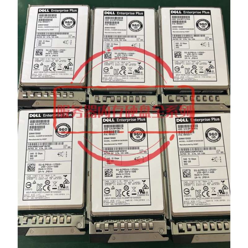R730 R740 R750 R7515 R7525固态硬盘960G SAS SSD 12GB 2.5议价