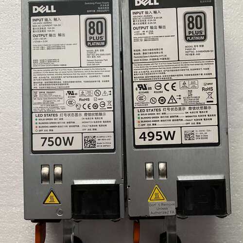 495W750W1100W交流R620R520R720XD服务器5NF18电源议价