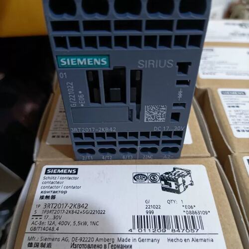 3RT2017-2KB42接触器正品议价