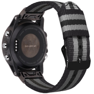 佳明Garmin Fenix7 6x 5X plus尼龙帆布快拆表带935 D2 MK1替换腕带飞耐时3 HR本能2s通用945/S60/epix/MARQ