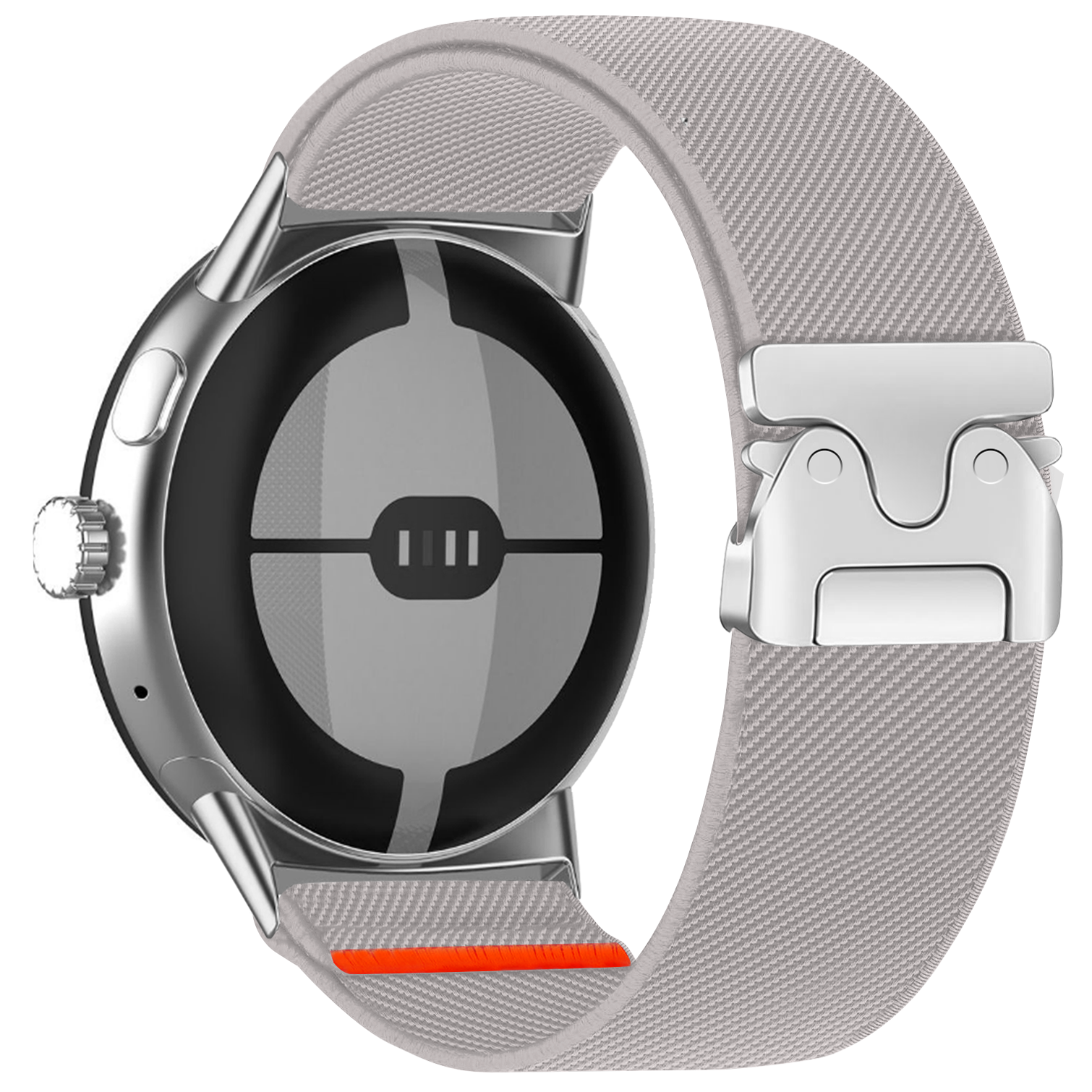 适用谷歌Pixelwatch3/4尼龙表带