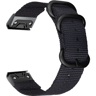 佳明Fenix5表带6/7X尼龙5X plus本能2S编织Garmin飞耐时3 HR手表腕带EPIX/935/945/S60/s62泰铁时MK1/D2快拆