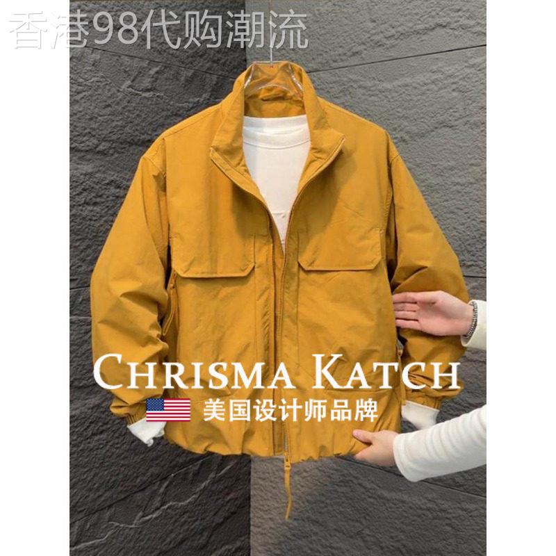 出口美国⭐Chrisma Katch~休闲外套简约宽松上衣工装大口袋夹克