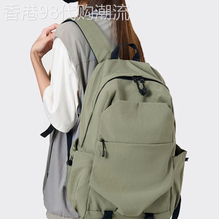 法国双肩包男大容量初中高生书包2026大学生旅游背包女电脑旅行包