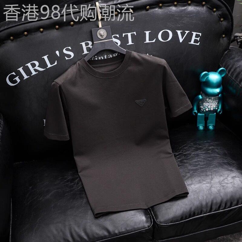 BEBE PEXX欧货短袖T恤男士2025夏季新款潮流修身半截袖打底衫褂子
