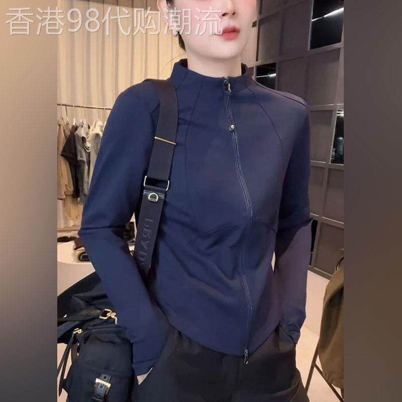 潮牌双拉链长袖开衫卫衣女秋季新款韩版时尚修身显瘦洋气百搭上衣