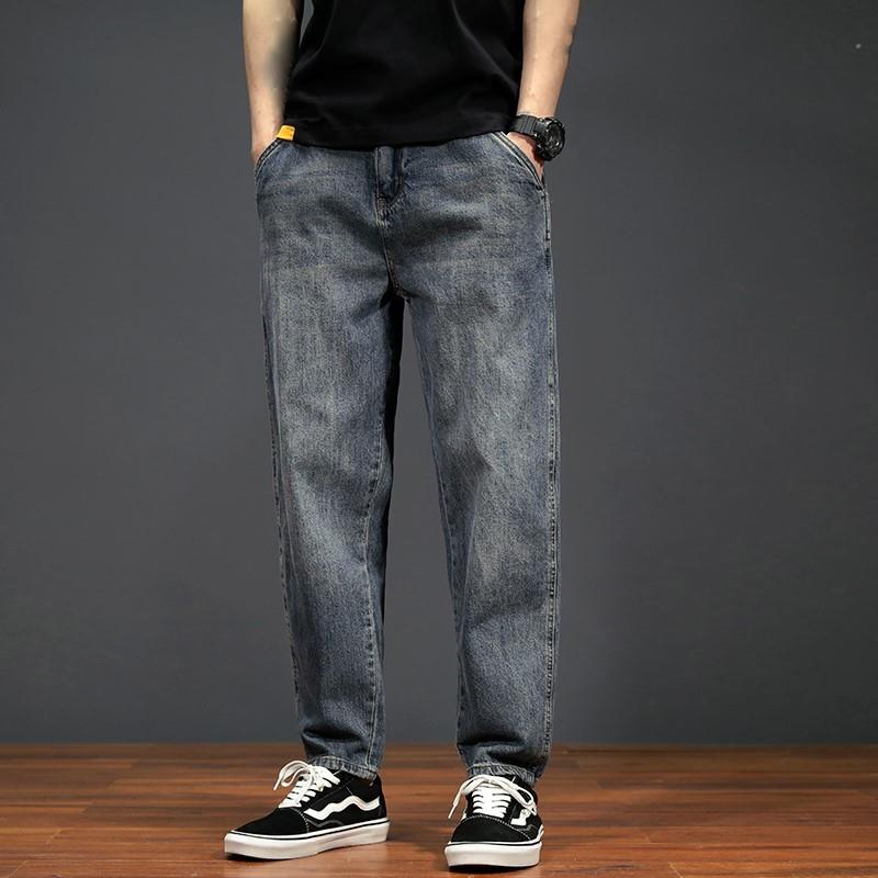 it neith BIAS潮牌春季直筒牛仔裤男阔腿韩版百搭高端潮流休闲裤