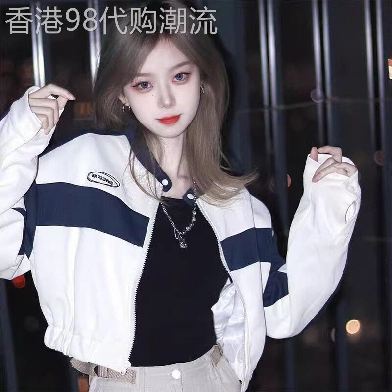 美式街头棒球服外套女春季2025新款休闲减龄时尚夹克上衣女设计感