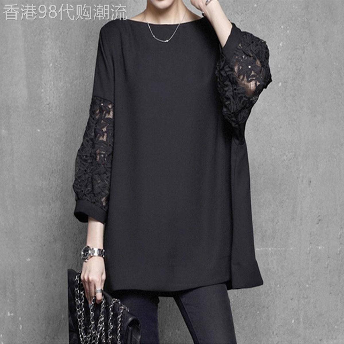 黑色雪纺衬衫女春夏2025新款设计感小众显瘦宽松气质套头长袖衬衣