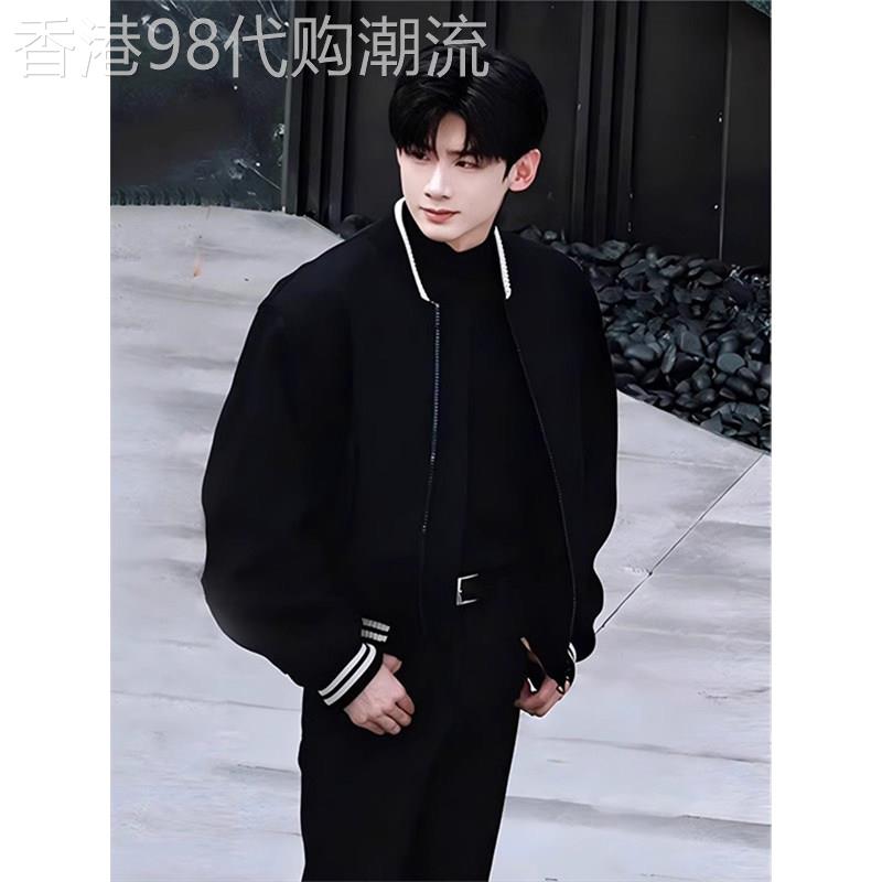 白敬亭同款外套男款2026春秋季短款美式棒球服cleanfit痞帅夹克