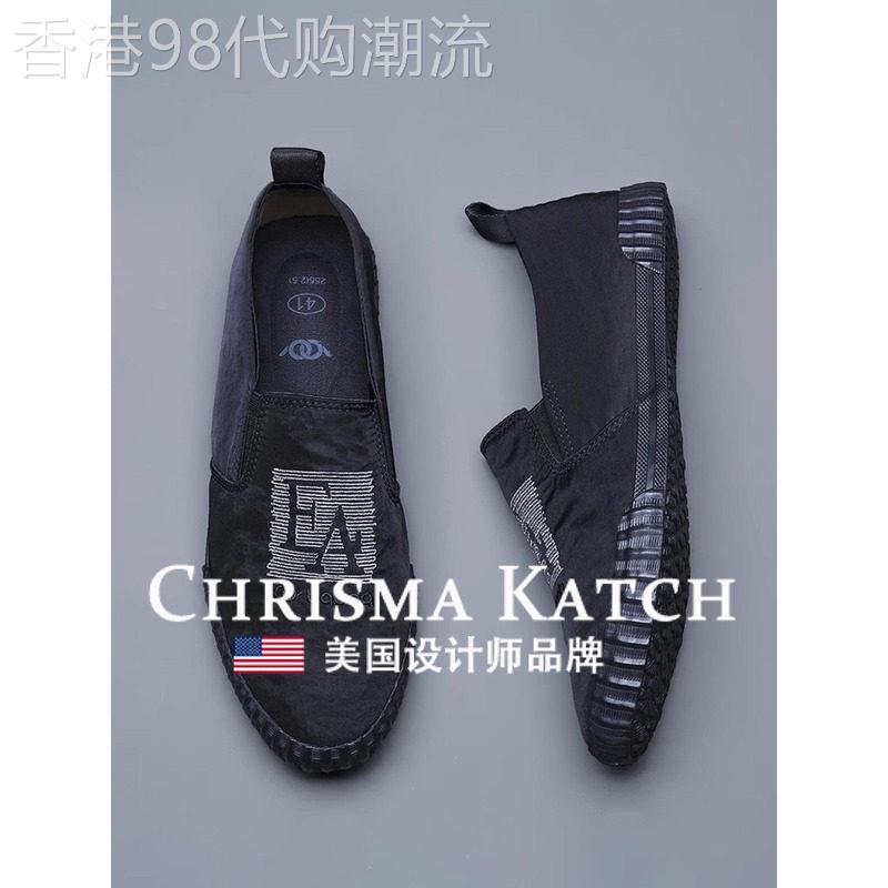 出口美国Chrisma Katch~老北京帆布鞋男春夏透气鞋子软底驾车
