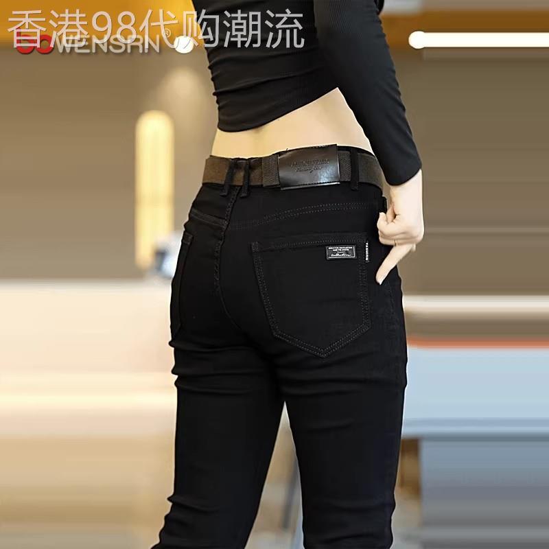 高端黑色牛仔裤男士2026新款爆款夏季薄款男裤修身直筒长裤子男款