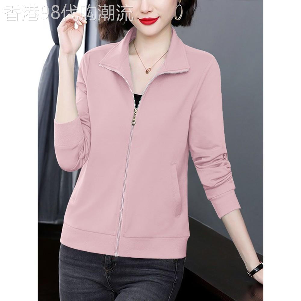 韩国2025年新款短款夹克女运动衣女士棒球服外套上衣春秋妈妈拉炼