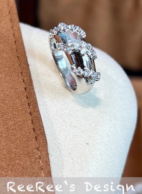 925纯银小众食指戒冷淡个性高级