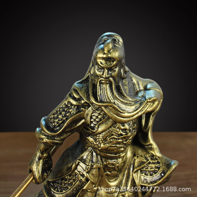 树脂汽车摆件忠义武神车