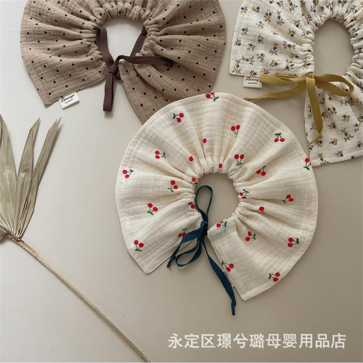 婴幼儿4层纯棉纱口水巾纱