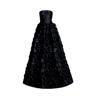 巴赫的序章  QIAOUNCHY俏云曦 | 黑色高订晚礼裙大礼服长裙盛装