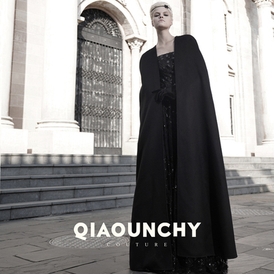 巴洛克俏云曦羊毛双面呢长外套