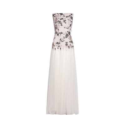 意大利料俏云曦高定插片式礼服裙