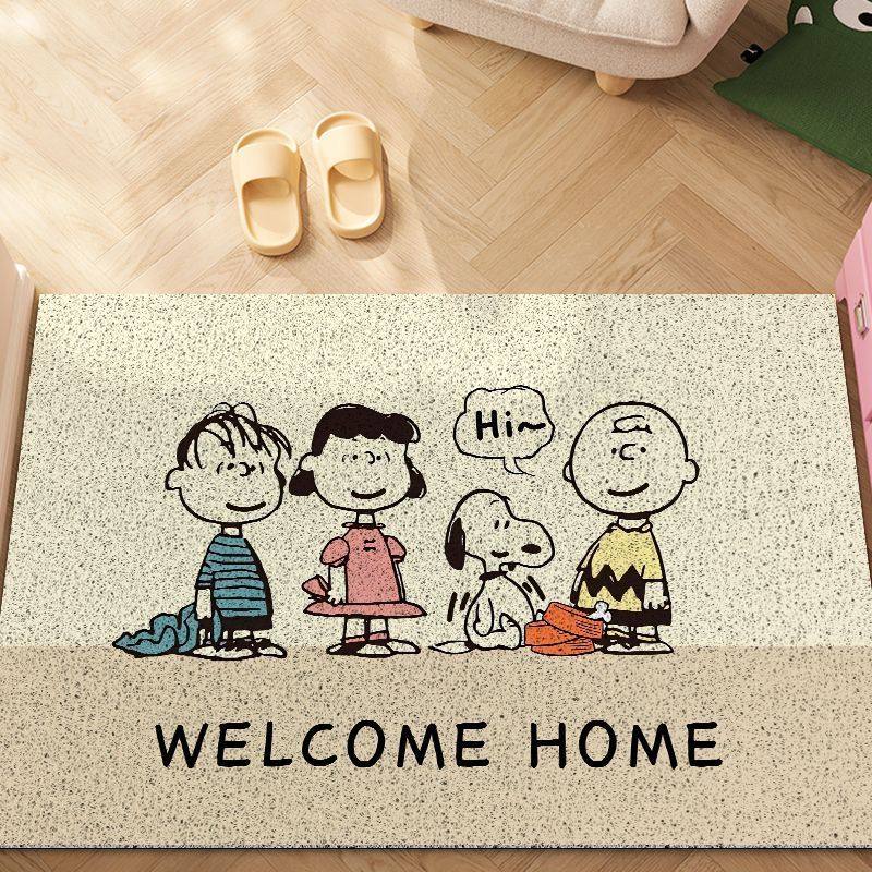 可爱史努比入户防滑刮泥地垫