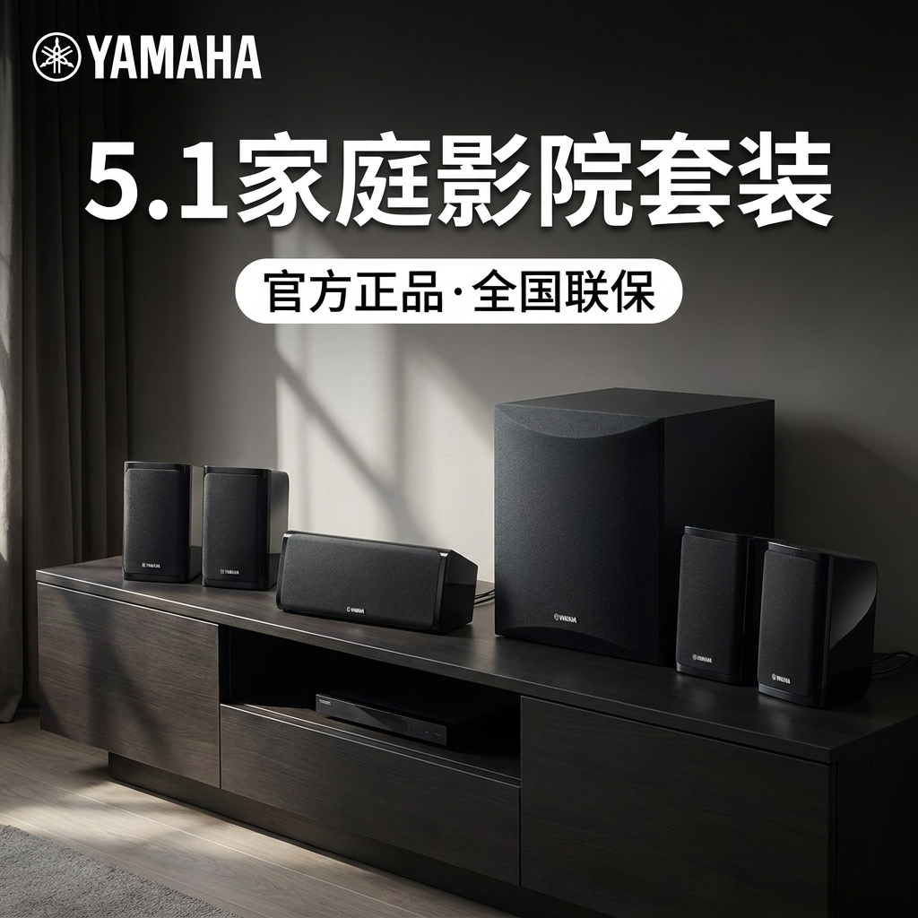 Yamaha/雅马哈 NS-PA41 5.1声道家庭影院客厅卫星音箱组合套装
