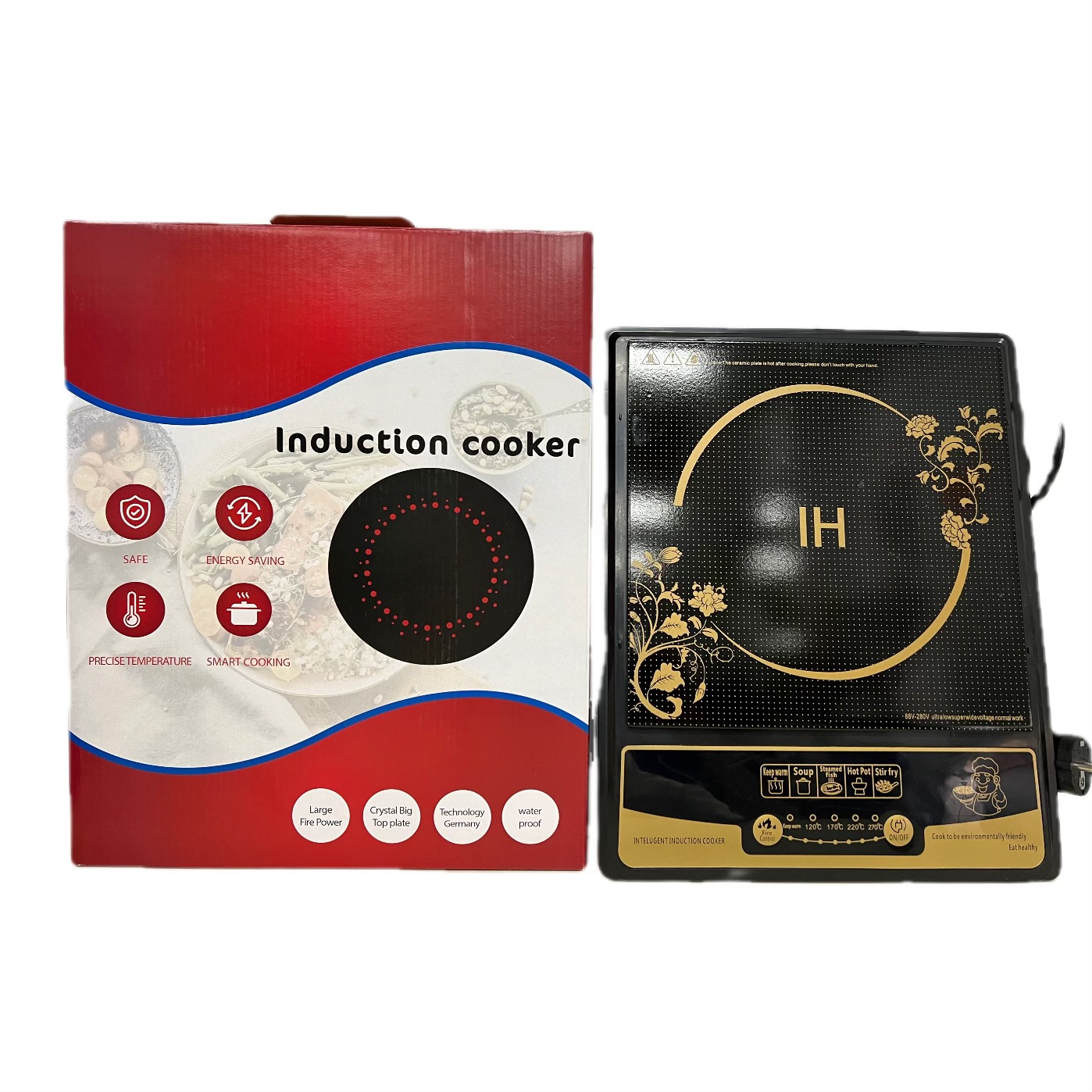 智能触摸防水电磁炉大功率定时炒菜火锅多功能电炒锅批工厂电陶炉