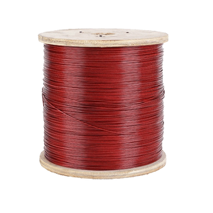 红色包胶涂塑钢丝绳 葡萄架大棚晾衣架跳绳3mm4mm5mm6mm