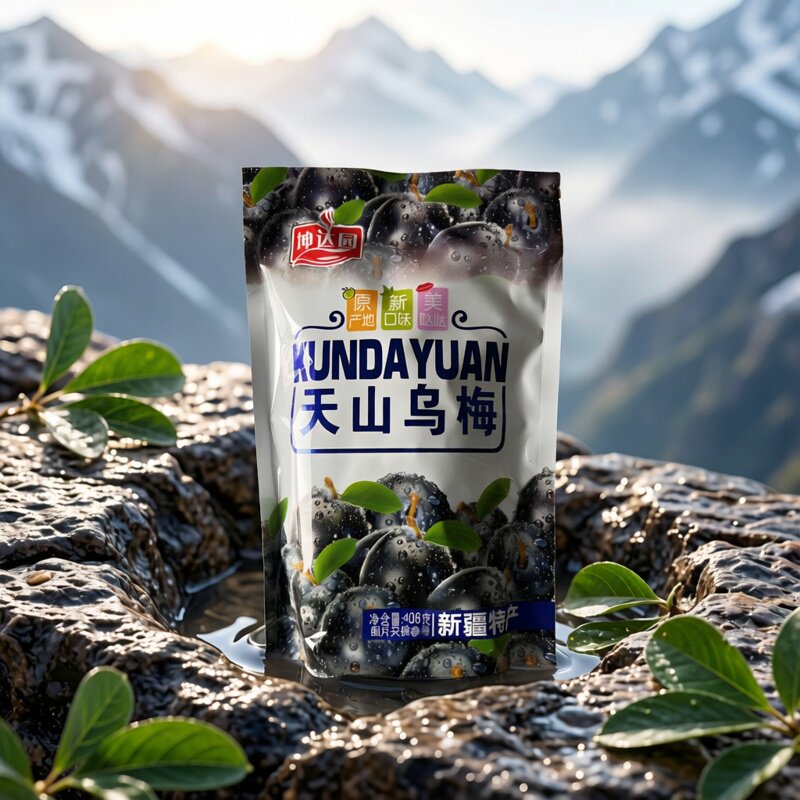 坤达园新疆特色天山乌梅火车高铁同款即食零食旅游伴手礼408g包邮