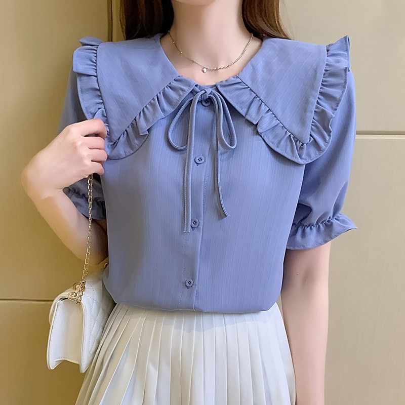 womenclothes娃娃领衬衫