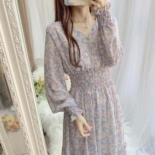 womenclothes文艺风碎花