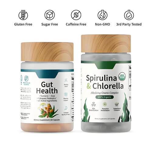 Prostate capsule前列腺胶囊Spirulina Chlorella姜黄素胶囊