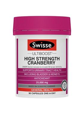 斯维诗 高浓度Cranberry Capsules蔓越莓胶囊25000mg 90粒/瓶