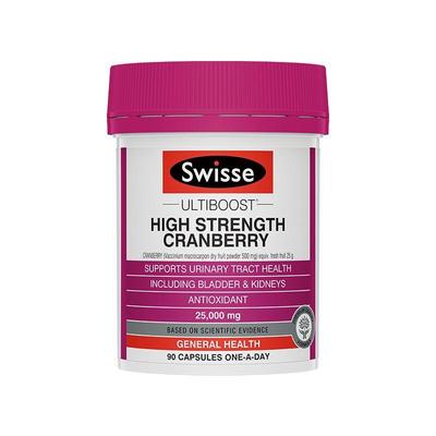 斯维诗 高浓度Cranberry Capsules蔓越莓胶囊25000mg 90粒/瓶