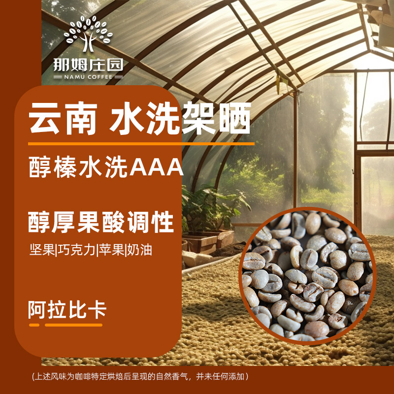 那姆醇榛水洗阿拉比卡咖啡生豆