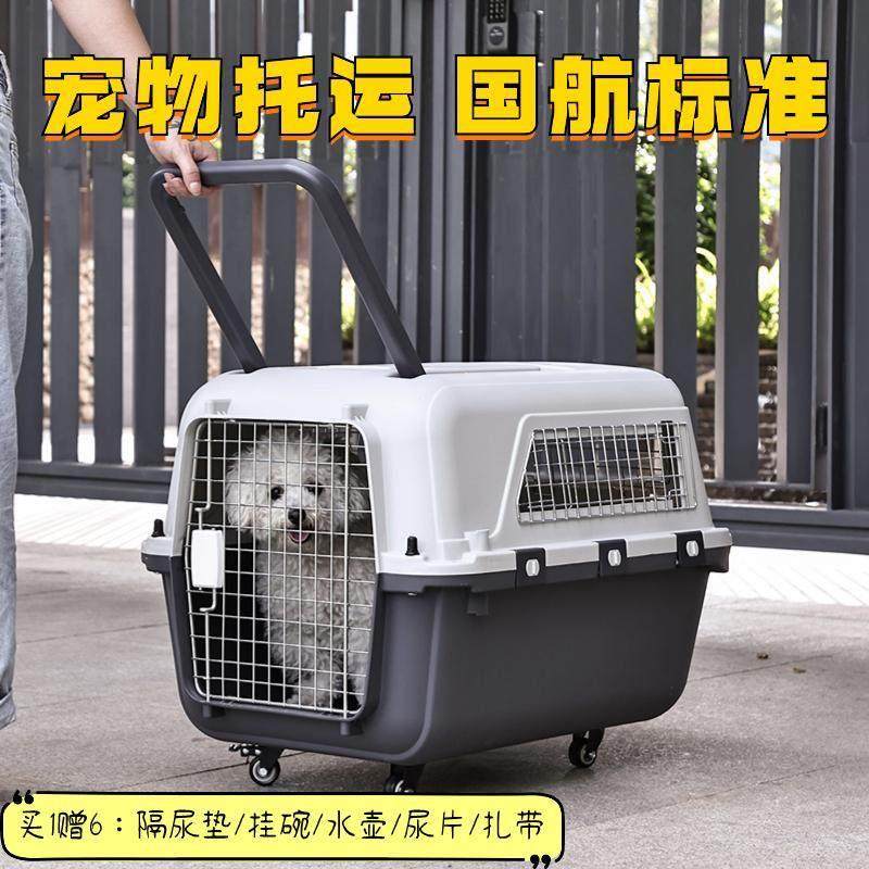 德国国航宠物航空箱狗狗猫咪中型犬大型犬南航深航东航标准拉杆箱