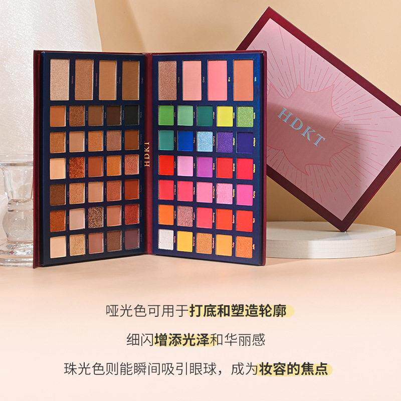 68色化妆师专用眼XCS影盘ns修容百搭珠光co光s哑舞台妆多功能一i