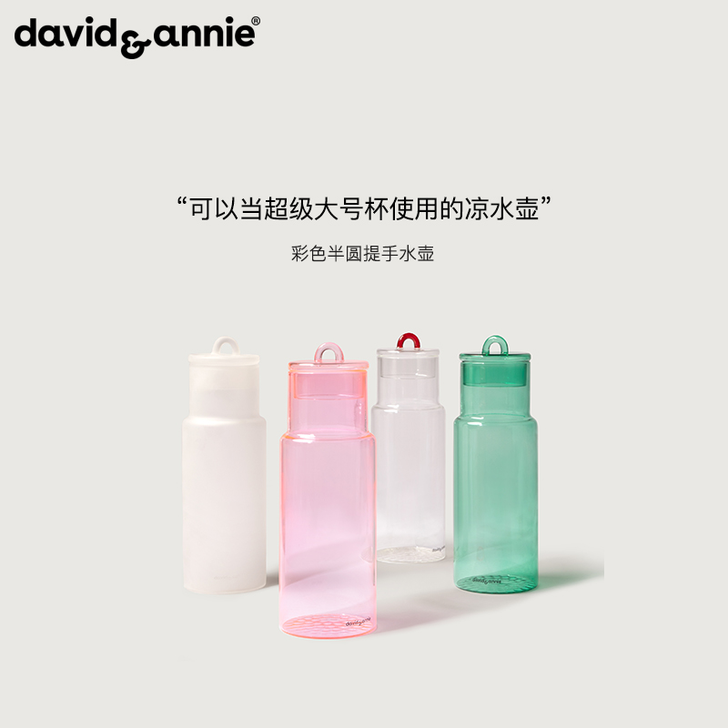 davidannie家用玻璃凉水壶耐高温
